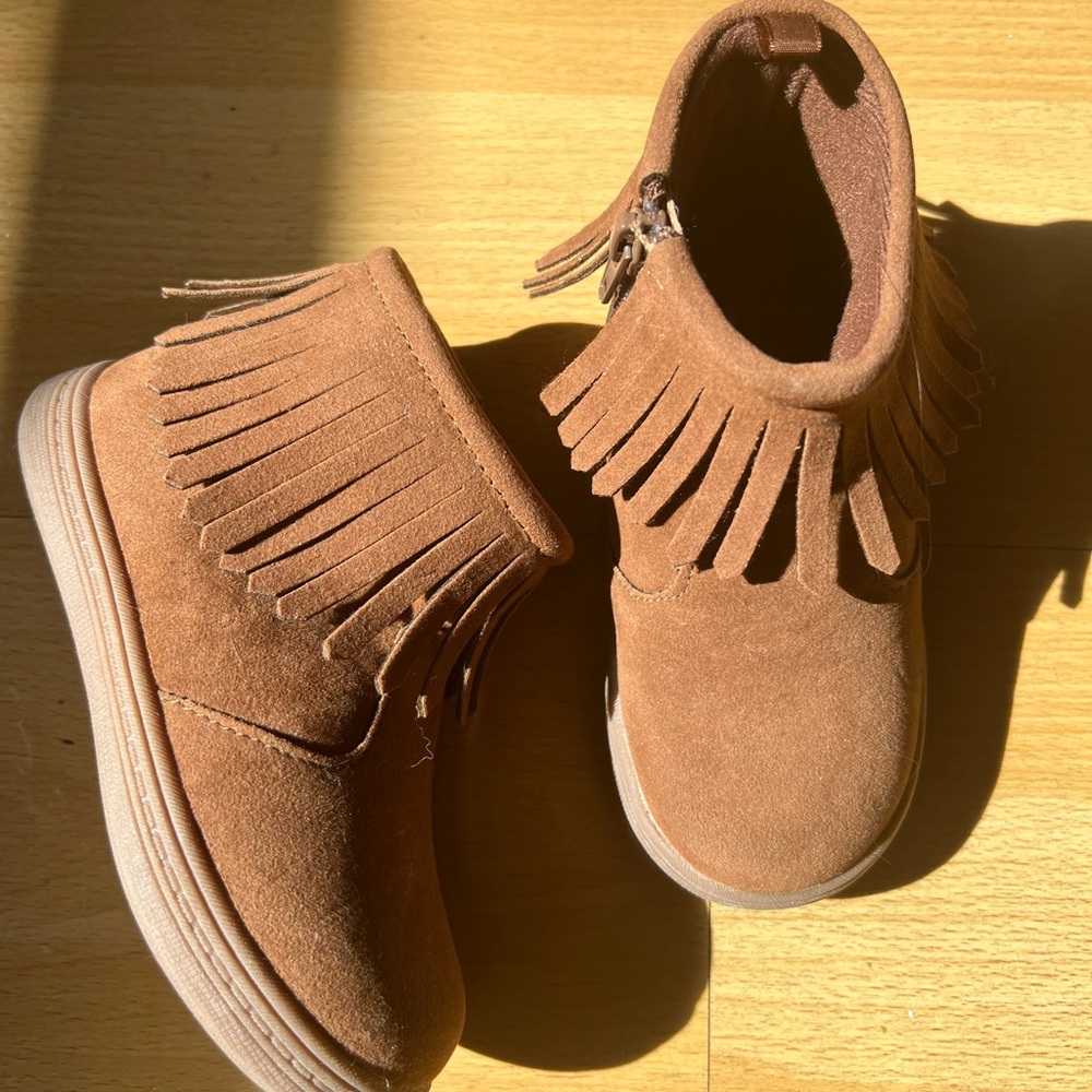 Carters Suede Fringe Boot Toddler (new)